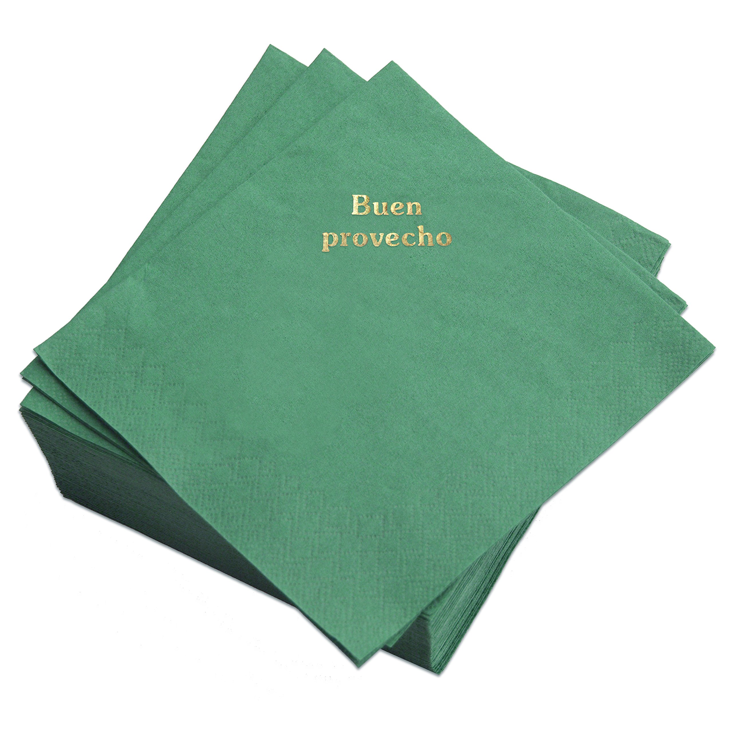 Geschenke mit Namen Napkins motif, rose tendril, embossed in gold script, Pulp, Green, 17 x 17 x 4 cm