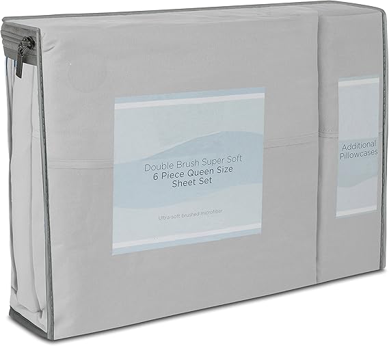 Amazon.com: Snuggle Sheet Sets (6 Piece) Ultra Soft Double ...