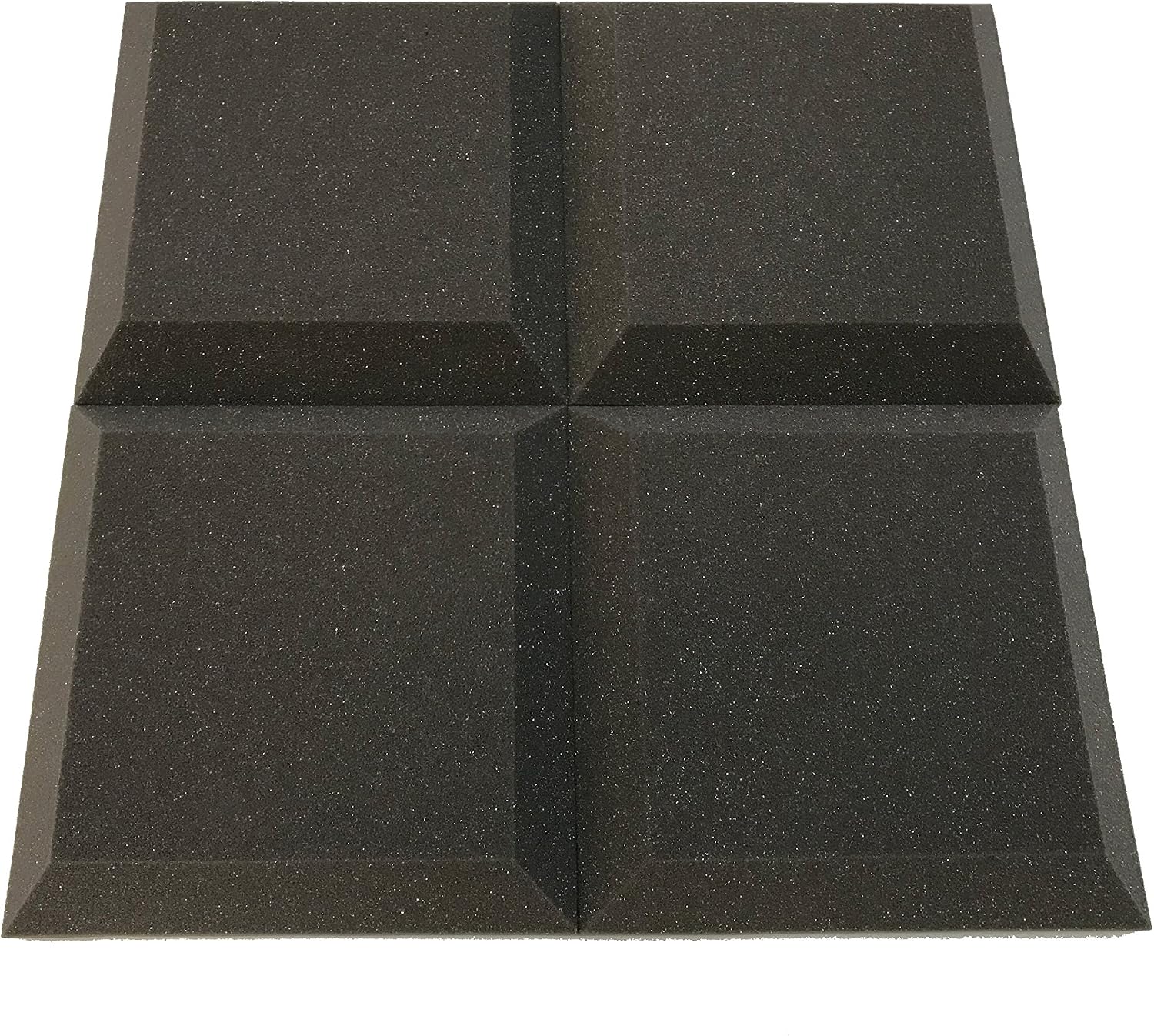 Advanced Acoustics 12" Tegular Acoustic Studio Treatment Foam 12 Tile Pack 0.95 NRC (1.11sqm), Grey - Image 4