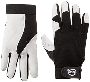 Boss Gloves 4047X Guard White Goatskin Palm Glove, X-Large