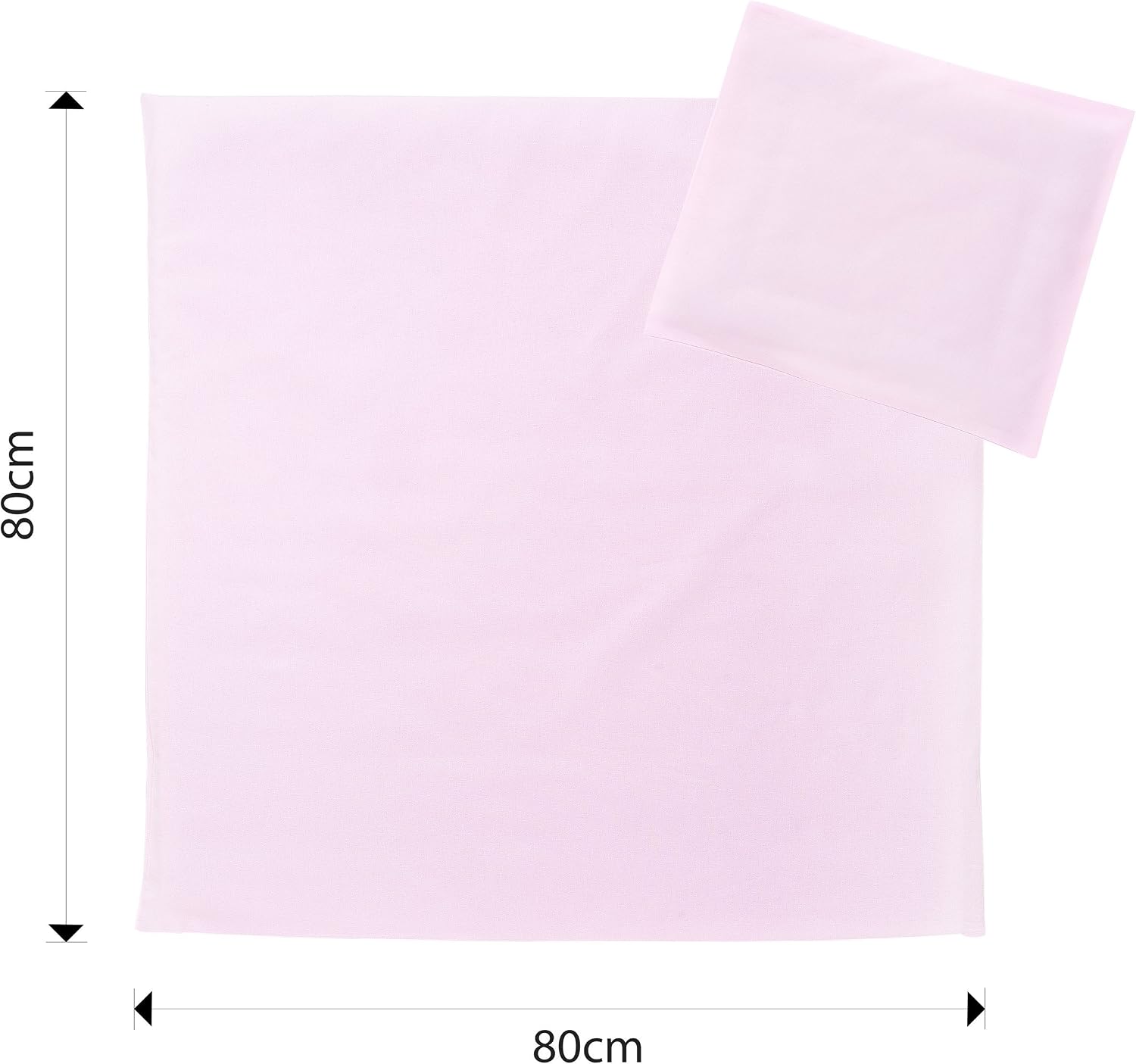 Makian Baby Bedding Set - Duvet Cover 80x80 cm - Pillowcase 35x40 cm - 100% Cotton - Single Bed Duvet Set - Oeko-Tex Certified - White - Image 3
