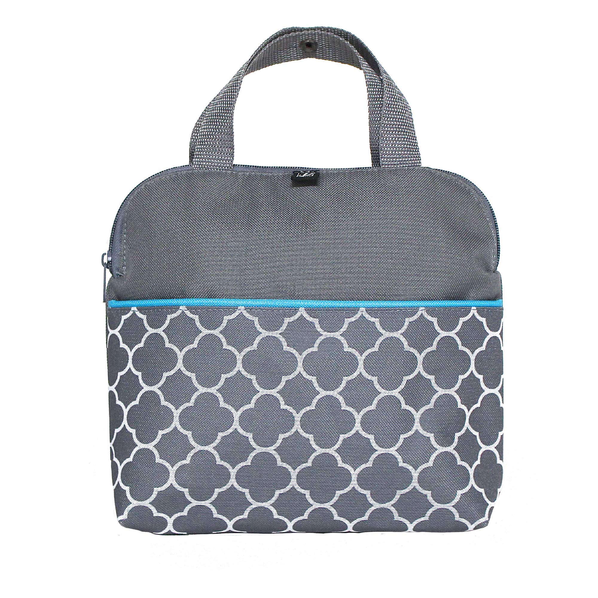 JL Childress MaxiCOOL 4 Bottle Cooler - Clover Grey/Teal