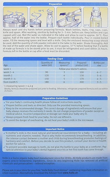 Ingredients In Holle Formula 2025