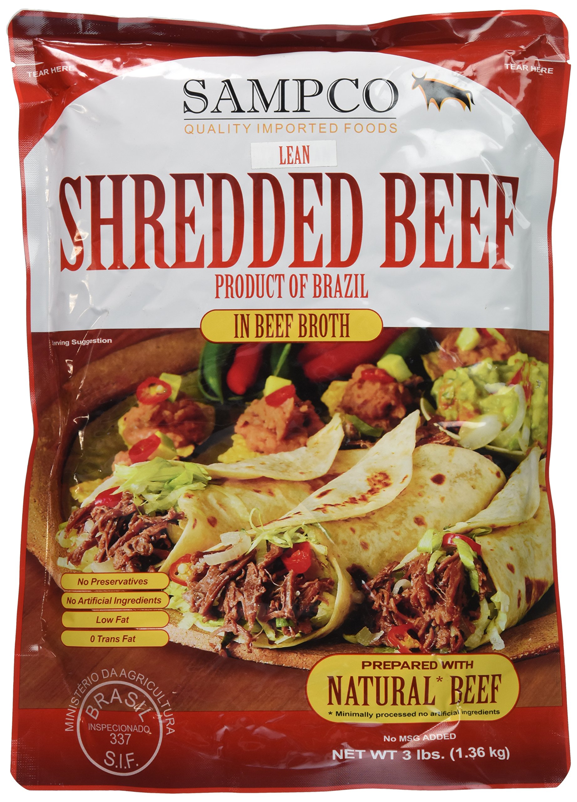Rip 'N' Ready Shredded Beef Brisket 6 oz (Pack of 6