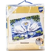 Vervaco Swan Lake Latch Hook Kit - Latch Hook Kit