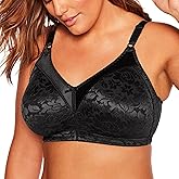 Bali Women's Wireless Lace Bra, Double Support Lace Bras for Women, Stay-in-Place Straps, Full Coverage, Comfortable