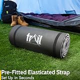 Trail Outdoor Leisure Trail Camping Mat 15mm Grey Foam Roll Pad view 6