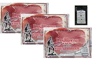 DAN'L BOONE INN BRAND Dan'l Boone Country Ham 3-12oz Pkgs (2 1/4 Lbs) with Red Eye Gravy Sample