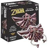 Legend of Zelda Hyrule Crest Hanayama Metal Brain Teaser, Level 4 Ages 12+ | Legend of Zelda Hyrule Crest Hanayama Metal Brain Teaser Puzzle, Mensa Rated Level 4, Cast Metal Puzzle, Ages 12+