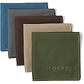 DRYKI Sweat Absorbing Handkerchiefs - The Original Pocket-Sized Sweat Towels - Quick-Dry Microfiber Sweat Rags for Face, Hands, & Body - Men & Women - Gym, Sports, and Work (Forest: 5 Pack)