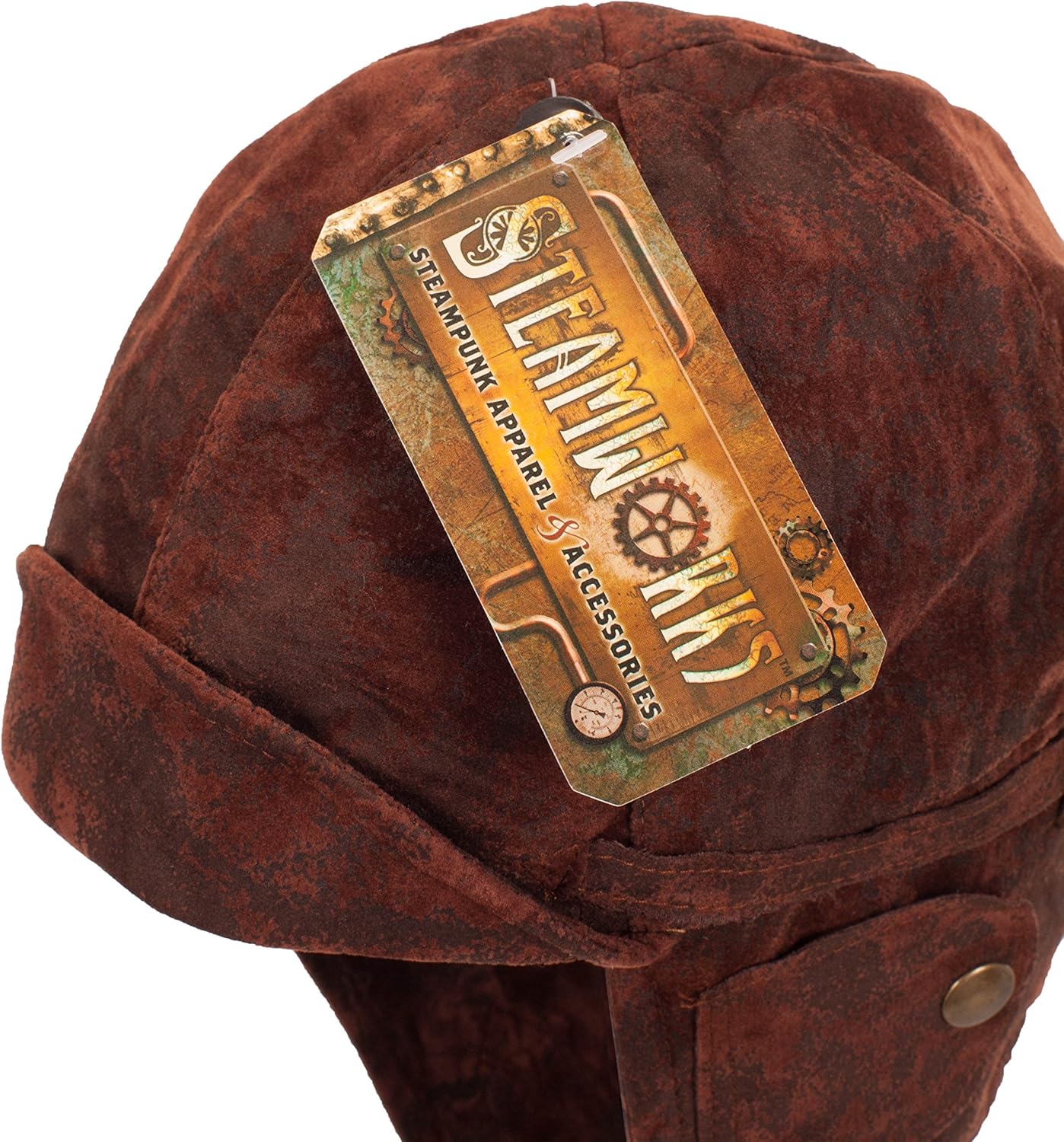 Aviator Costume Steampunk Helmet Hat for Men & Women: Clothing