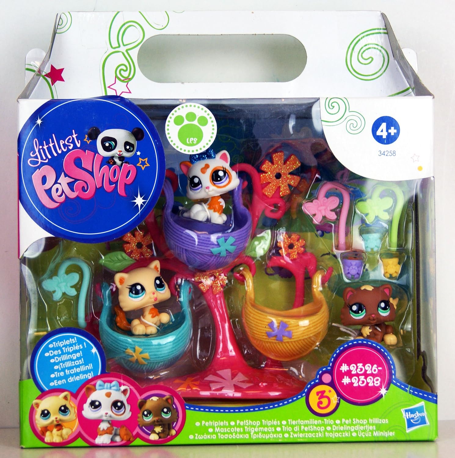 Littlest Pet Shop 34258 Petriplets Sparkle Kittens 2326, 2327