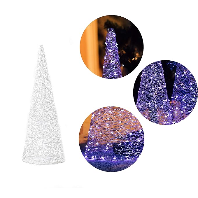 Buy Varmax Christmas Tree Prelit Iron Tree 3 Pack 32 28 24 Silver Online At Low Prices In India Amazon In 32 28 Socket Pre Wired Christmas Tree Artificial Trees