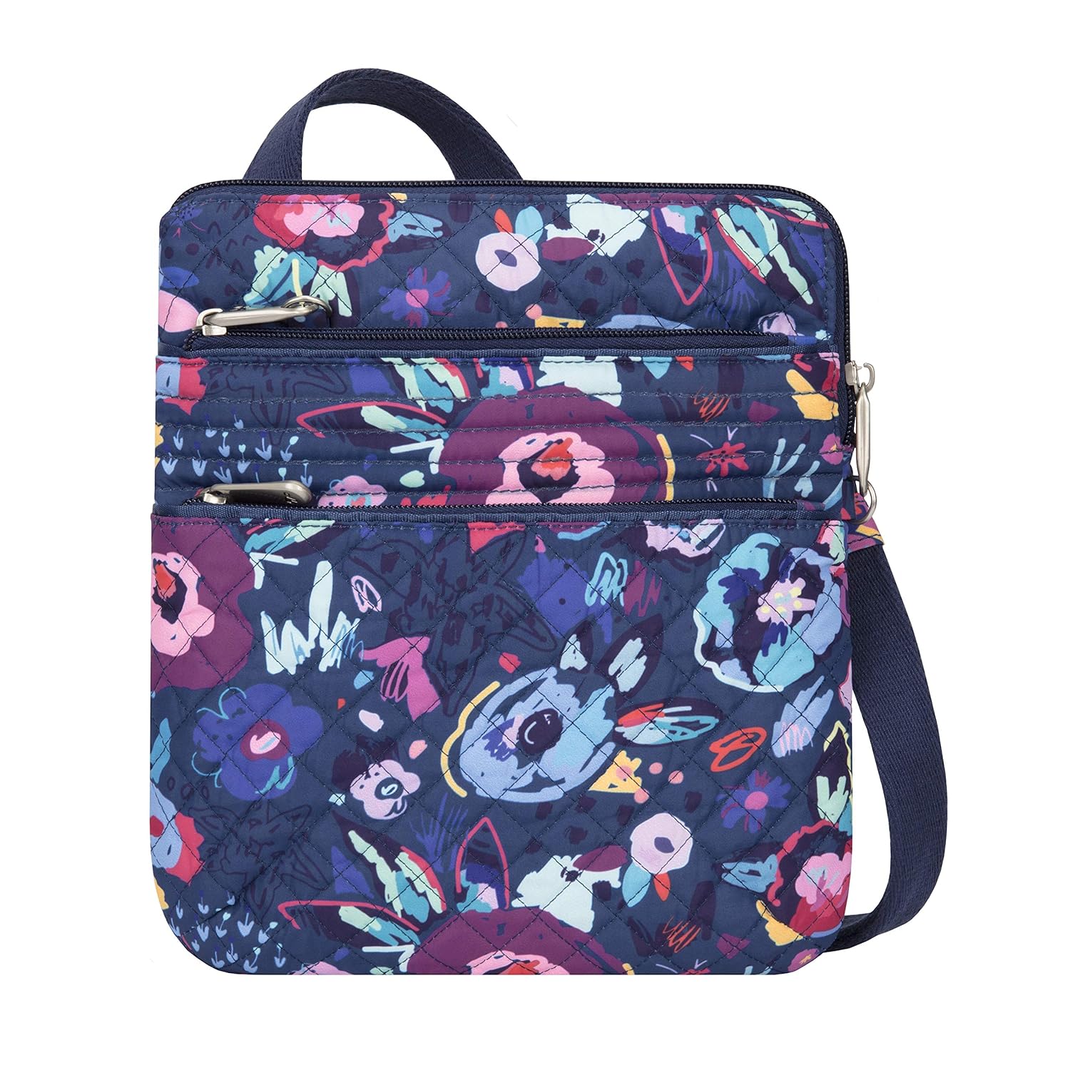 Travelon Women's Modern Crossbody Bag, Mod Floral, One_Size Amazon.in Bags, Wallets and Luggage
