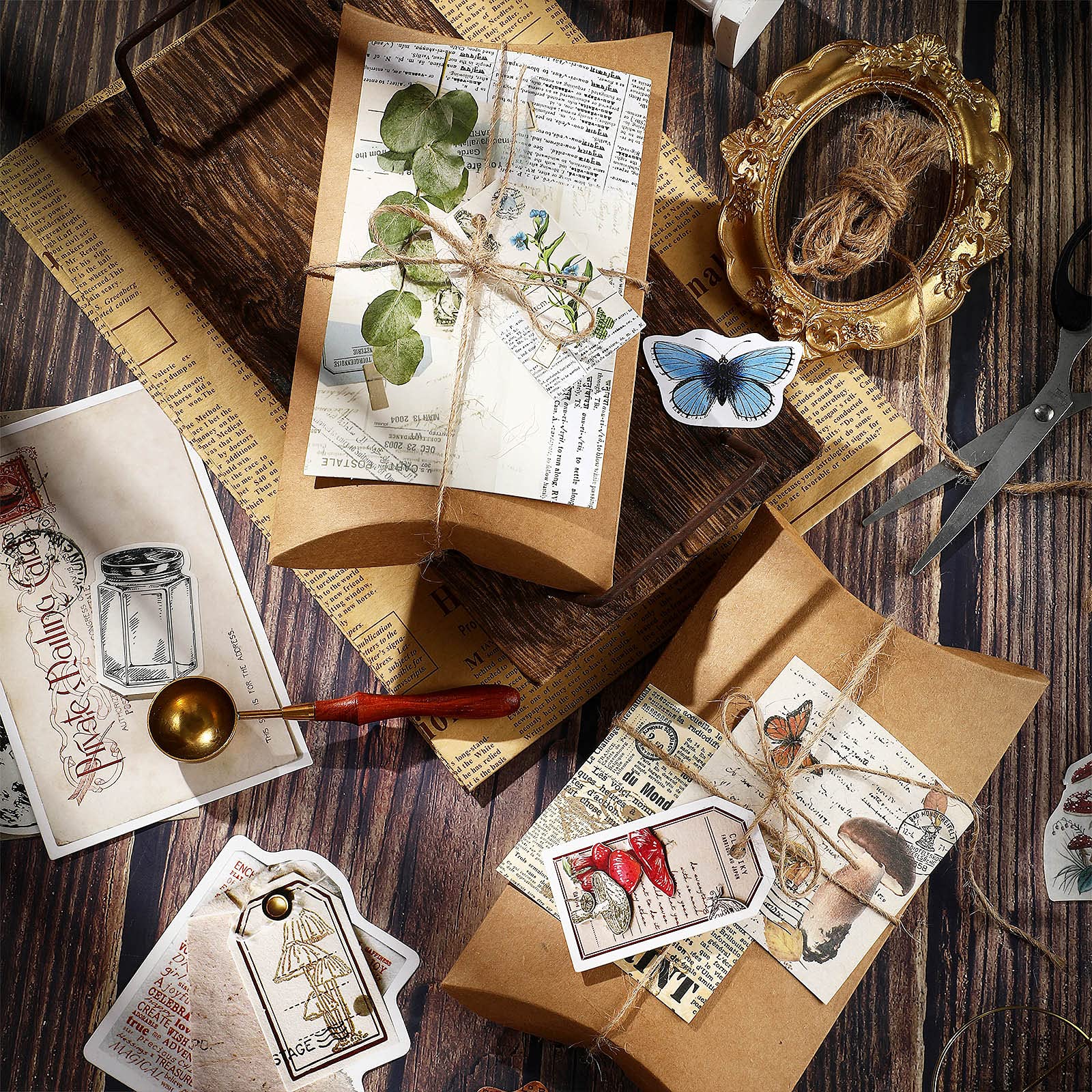 Vintage Aesthetic Scrapbook Kit