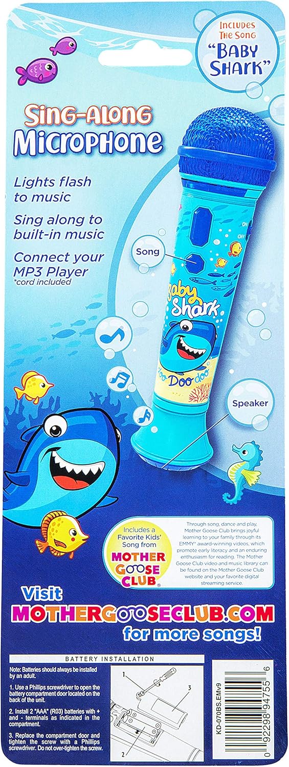 baby shark sing along microphone