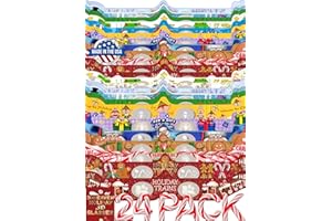 KARLTUFOU 24 Pairs Holiday 3D Glasses - With Rare 3DHeaven Exclusive Styles HOLIDAY TREATS and HOLIDAY TRAINS – 13 Different!