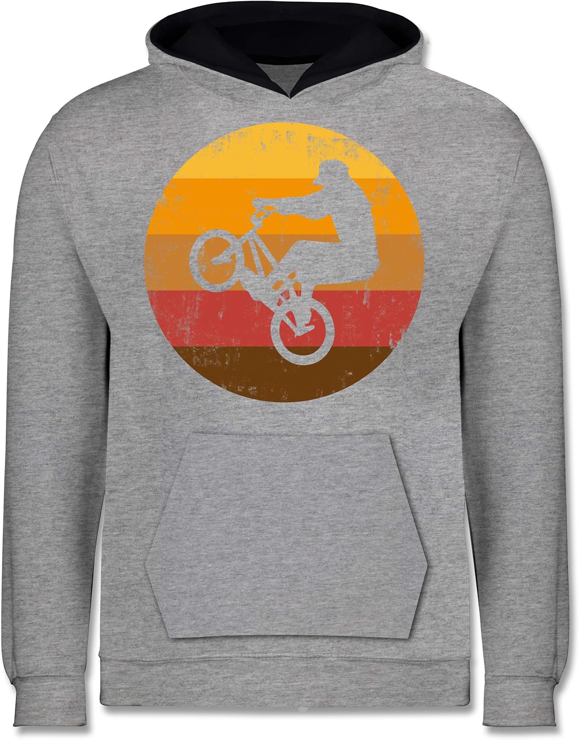 Shirtracer Kinder T-Shirt Jungen – Vintage BMX Design, Radsport-Motiv