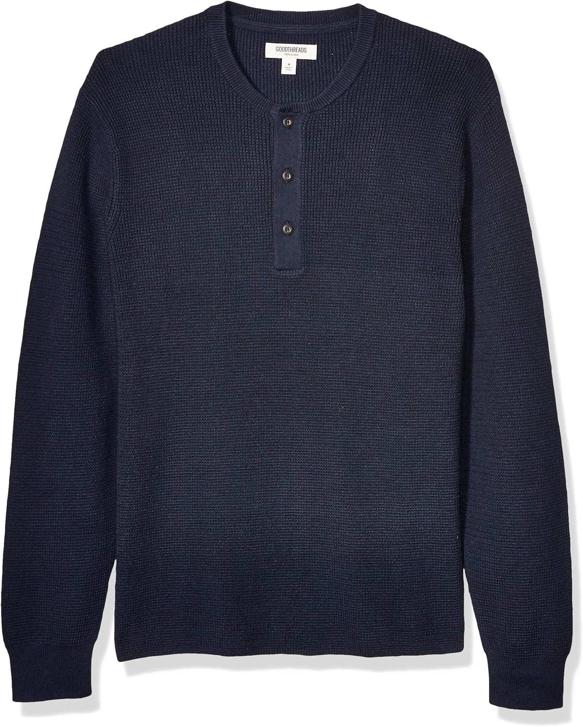  Brand - Goodthreads Men's Soft Cotton Henley Sweater: Clothing