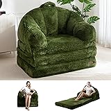 MAXYOYO Folding Sofa Bed, 2 in 1 Convertible Sofa