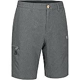 Little Donkey Andy Men's Golf Shorts Quick Dry Lightweight Breathable Casual Short with Elastic Waist 3 Pockets for Hiking