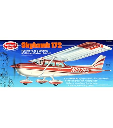 Amazon.com: Minicraft Cessna 172 Tri-Gear Model Kit : Arts, Crafts