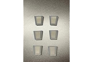 BOCCHI Replacement Rubber Feet for 2300 00XX Sink Grids, Pack of 6