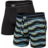 SAXX Underwear Co. Men's Daytripper Comfort Stretch Boxer Brief Fly 2-Pack