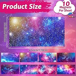 8 Pcs Fluorescent Light Covers with 80 Magnets