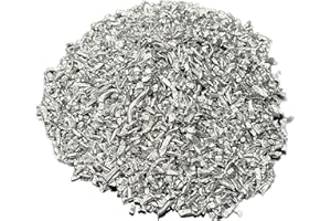 Aluminum Chop (1 Pound |) 1 Pound Aluminum Metal Shavings 99.9+% Pure by Unique Metals | Raw Aluminum Metal for Various Crafting, DIY Projects, and Metalworking Applications |
