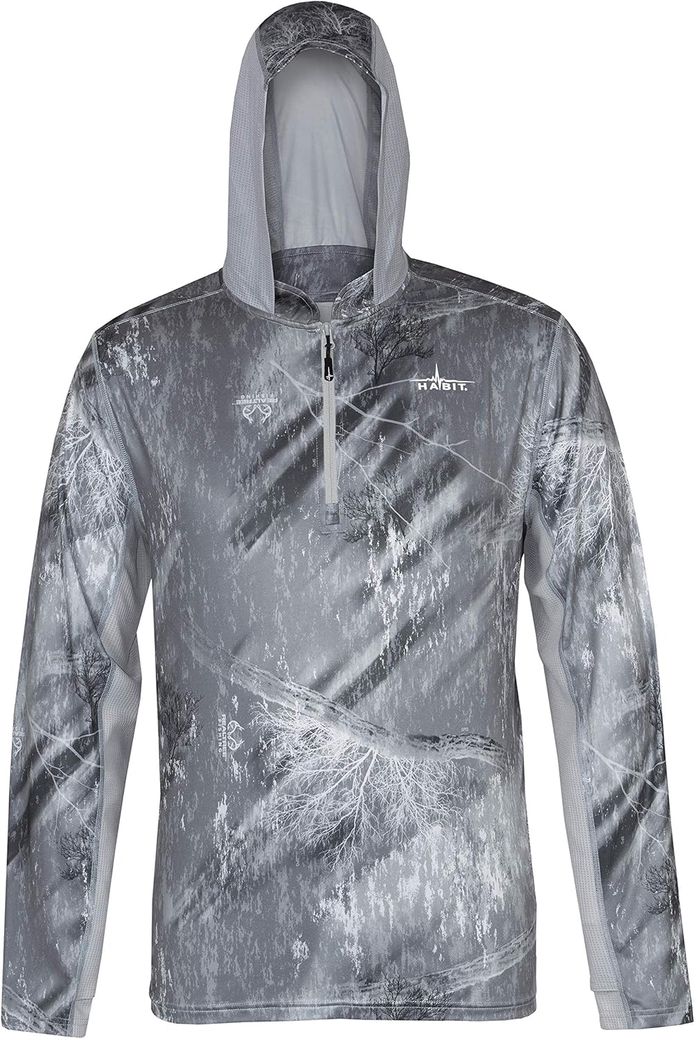 habit men's hooded performance layer long sleeve shirt