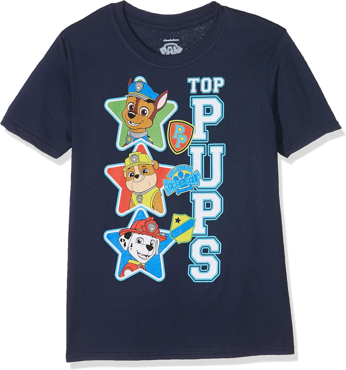 Paw Patrol Boy's Top Pups T-Shirt: Amazon.co.uk: Clothing