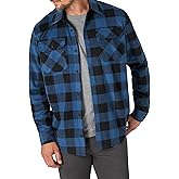 Wrangler Authentics Mens Long Sleeve Heavyweight Fleece Shirt