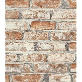 Sevalo Brick Wallpaper Peel and Stick Brick Contact Paper Red 17.3&ldquo;&times;78.7&rdquo; | 3D Brick Wallpapers Self-Adhesive Rustic Brick Removable Waterproof Home Decoration Kitchen Backsplash Fireplace Furniture