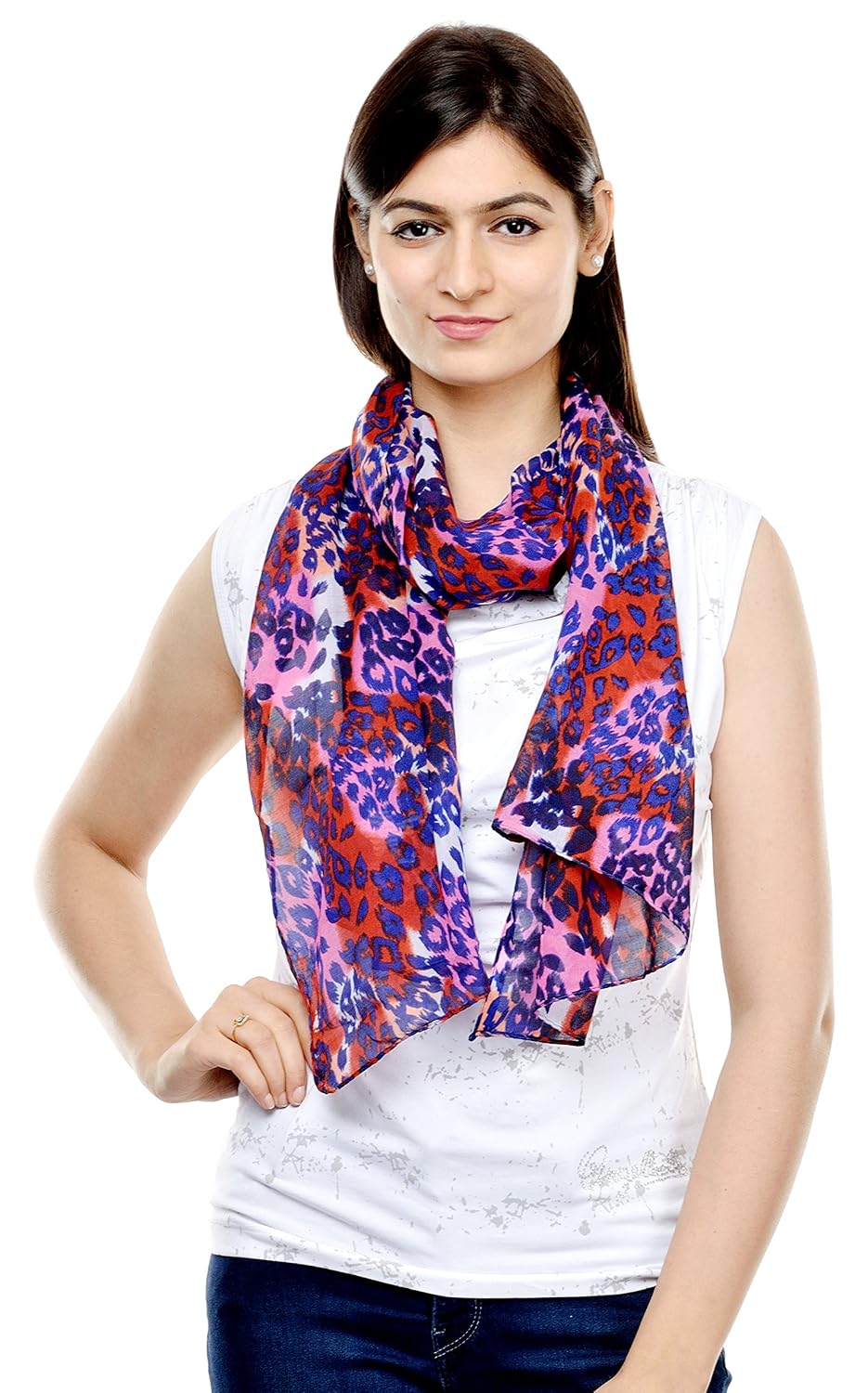 weavers villa summer trendy soft polycotton printed women's scarf, scarves (multiple prints available)