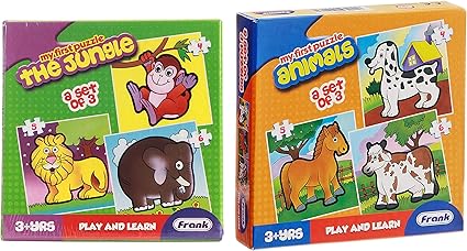 Frank the Jungle & Animals Puzzle Combo