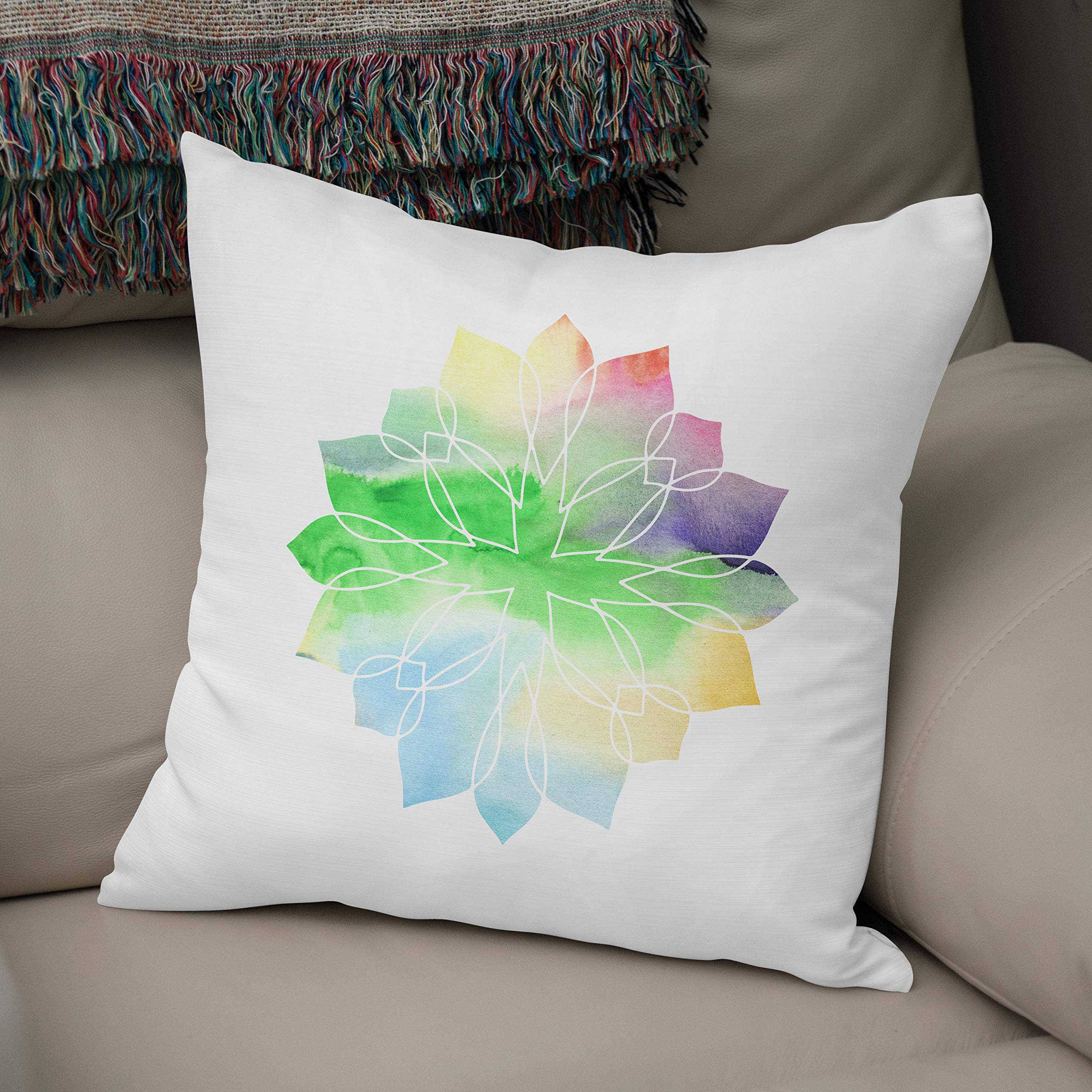 Bonamaison, Decorative Cushion Cover - 50% Cotton 50% Polyester - 43x43cm - Designed and Manufactured in Turkey