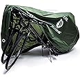YardStash Bike Cover – XXL Reflective Bicycle Covers for Outside Storage - Waterproof & Weatherproof Garden Tarp Shelters for Bikes, Trikes, 29ers, and Electric Bicycles – Green