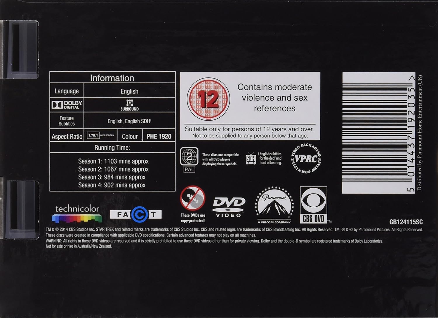 Amazon Com Star Trek Enterprise The Complete Collection Dvd Movies Tv