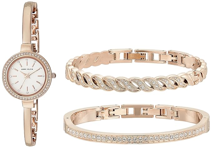 Anne Klein Analog Silver Dial Womens Watch - AKB2046RGSTJ