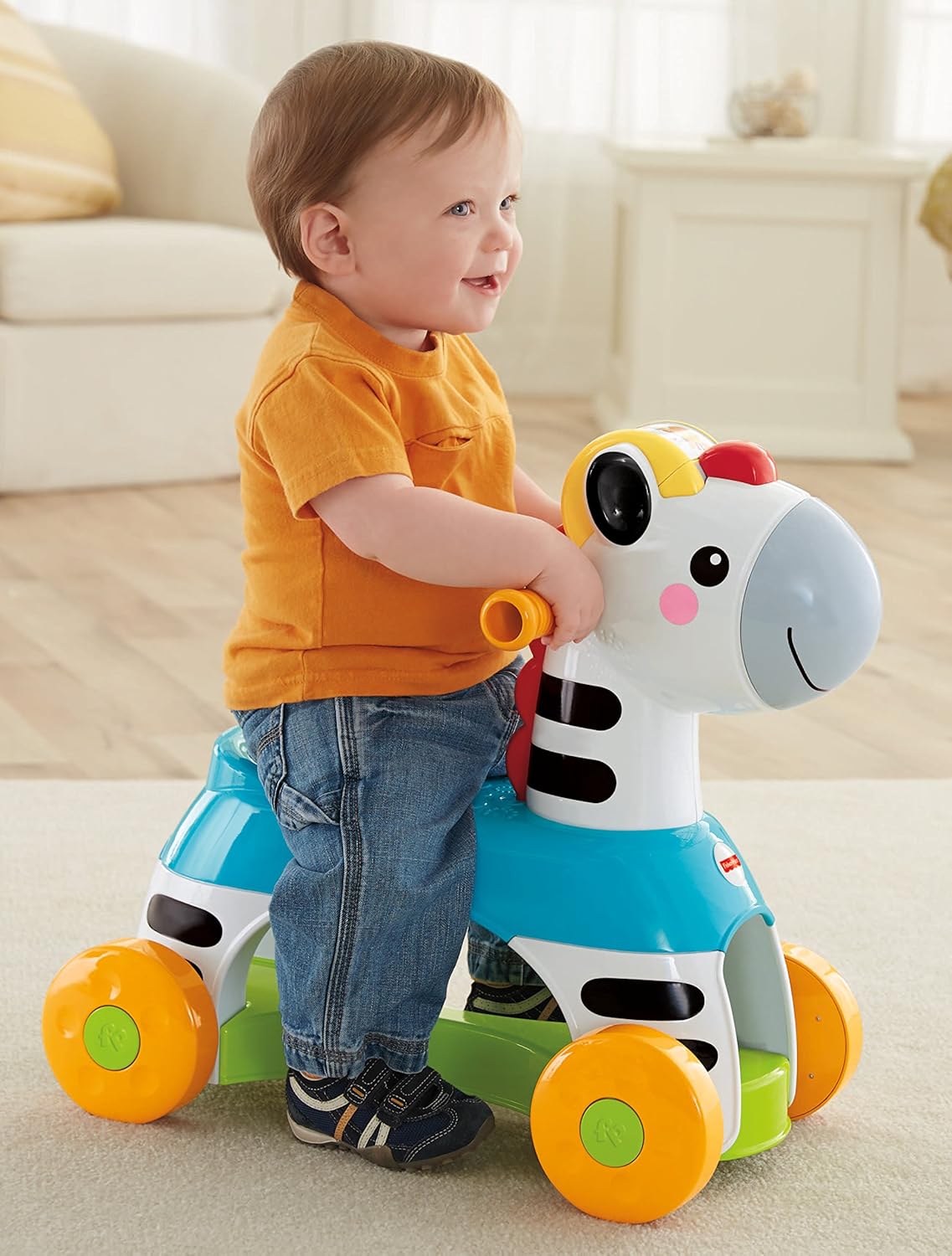 zebra ride on toy fisher price