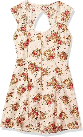 button up back dress