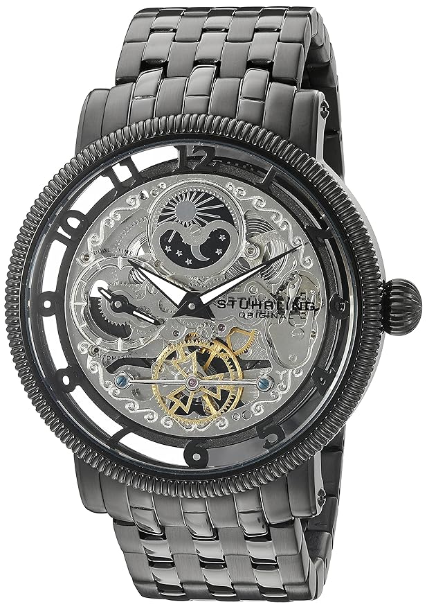 Stuhrling Original 629.05 Herren-Armbanduhr Analog Automatik Edelstahl