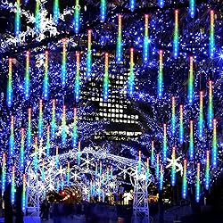 JJGoo 【2 Pack】 Christmas Lights Meteor Shower