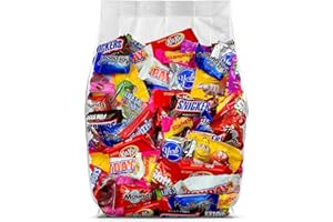 YUMMY CHEW Halloween Ultimate Bulk Candy Assortment – 3 lbs of Assorted Mars & Hershey Chocolate Variety Pack – Individually Wrapped Fun Size Bulk Halloween Candy – Perfect Chocolate Mix for Trick or Treat, Pinata Fillers, Party Favors, Candy Dish Fillers, Basket Filler Candy, and More!
