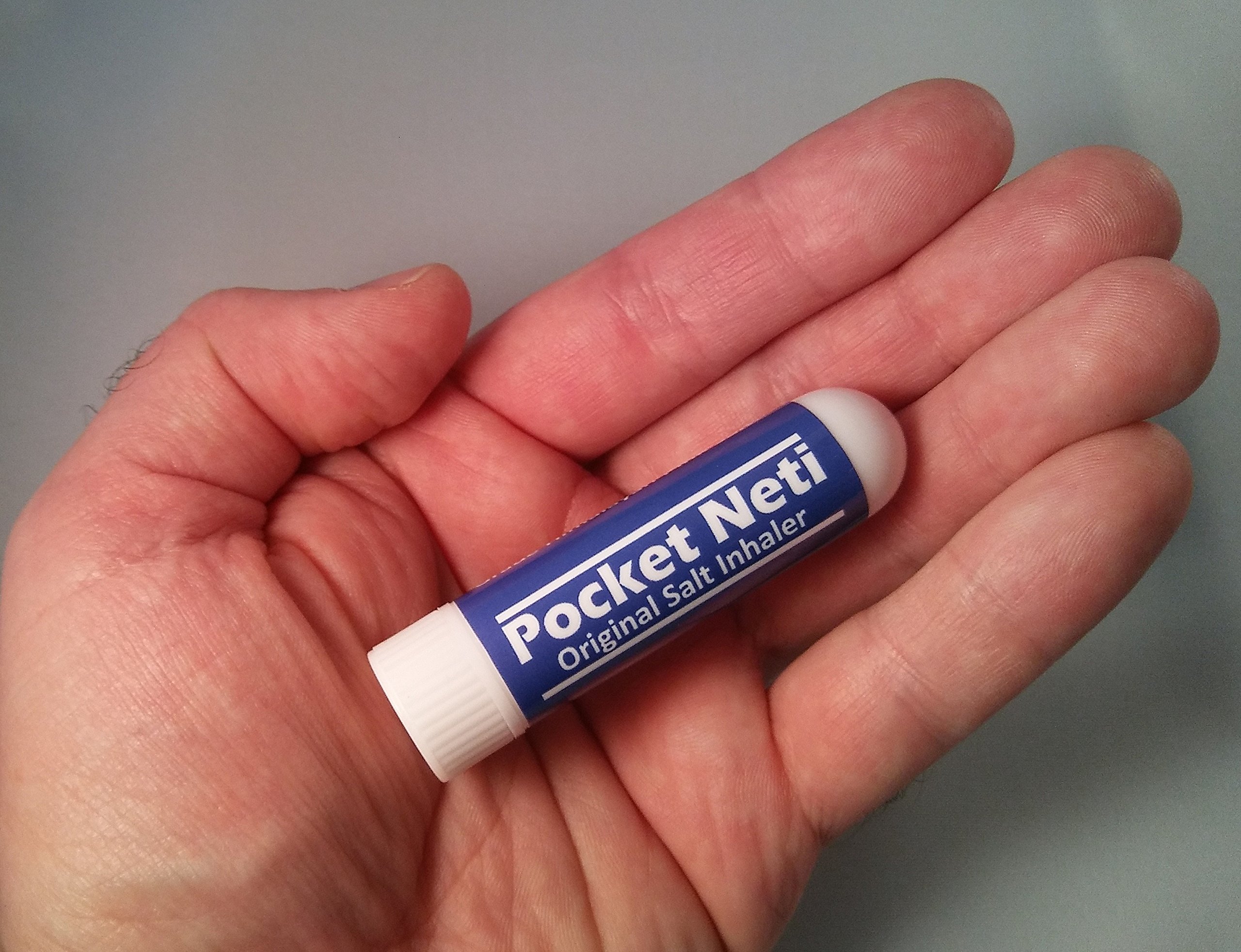 Basic Vigor Himalayan Salt Pipe Inhaler (No Scent, No Essential Oils) 2 Pack Portable Salt Therapy by Pocket Neti