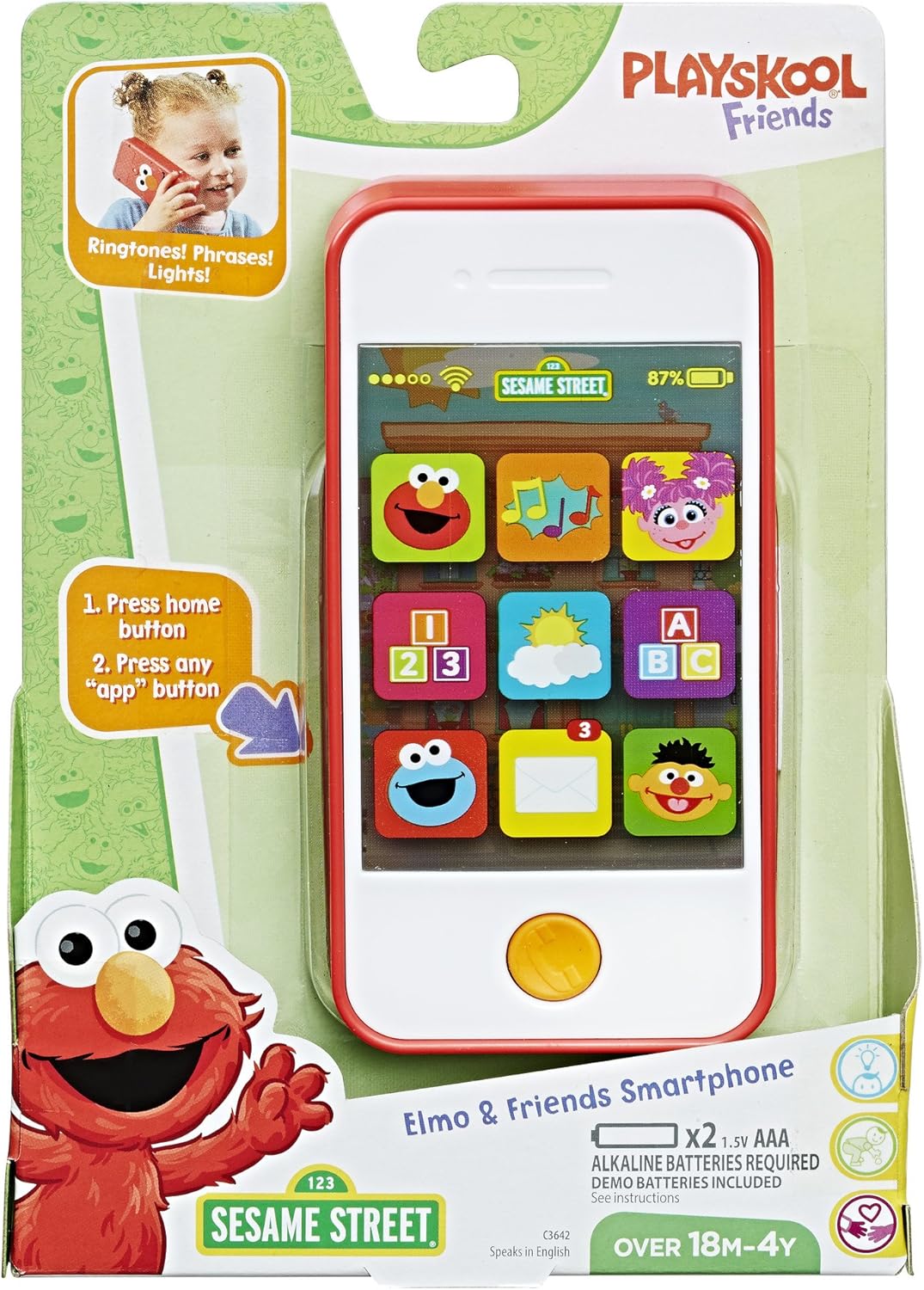 Sesame Street Playskool Friends Elmo & Friends Smartphone: Toys & Games