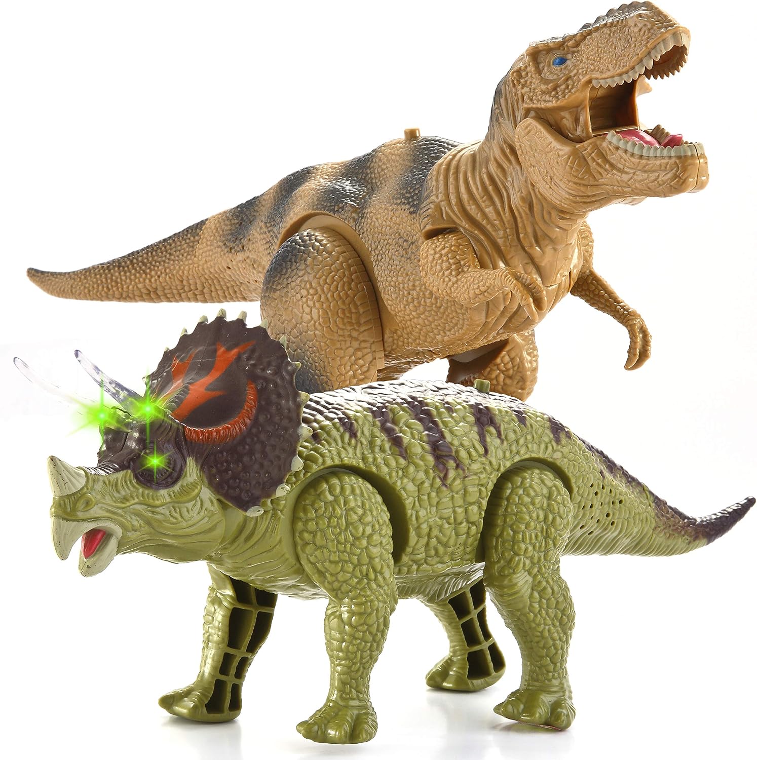 JOYIN 2 In 1 Dinosaur Realistic Walking T rex Toy Electronic And JOYIN 2 In 1 Dinosaur Realistic Walking T rex Toy Electronic And