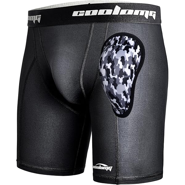 Legendfit Short De Baseball Coulissant Pour Homme Avec Poche De Coupe Sous Vetement De Compression Athletique De Protection Lacrosse Rembourrage Noir Grand