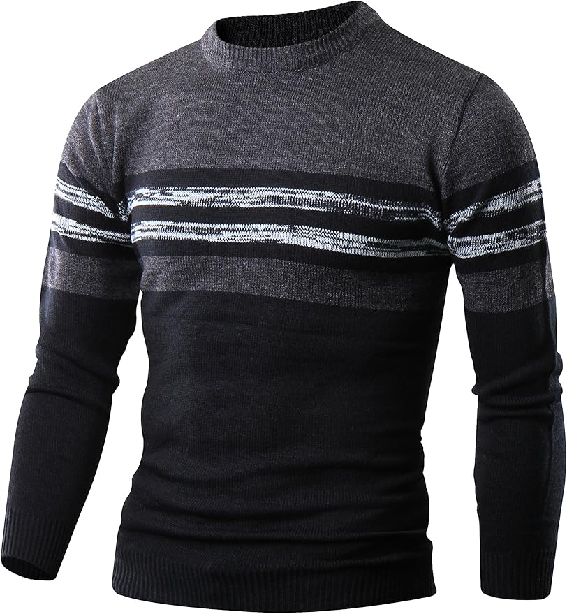 harrison83 Mens Cuello Redondo Manga Larga